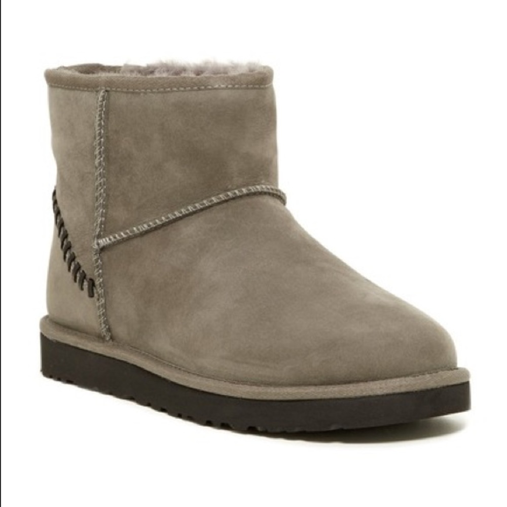 UGG Unisex Classic Mini Deco Boot GREY UNISEX